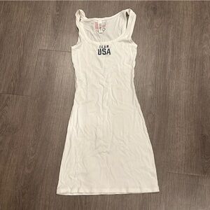 SKIMS White Team USA Tank Dress